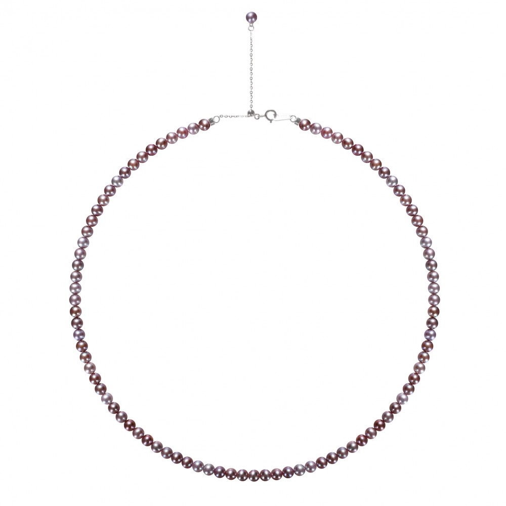 4 5 5 0mm lavender freshwater pearl necklace aaaa quality